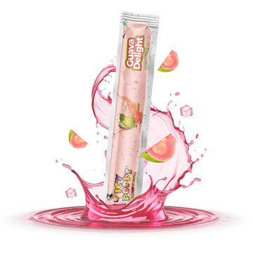 Guava Delight Icy Popps | Refreshing Guava Frozen Treat 24 Pack |