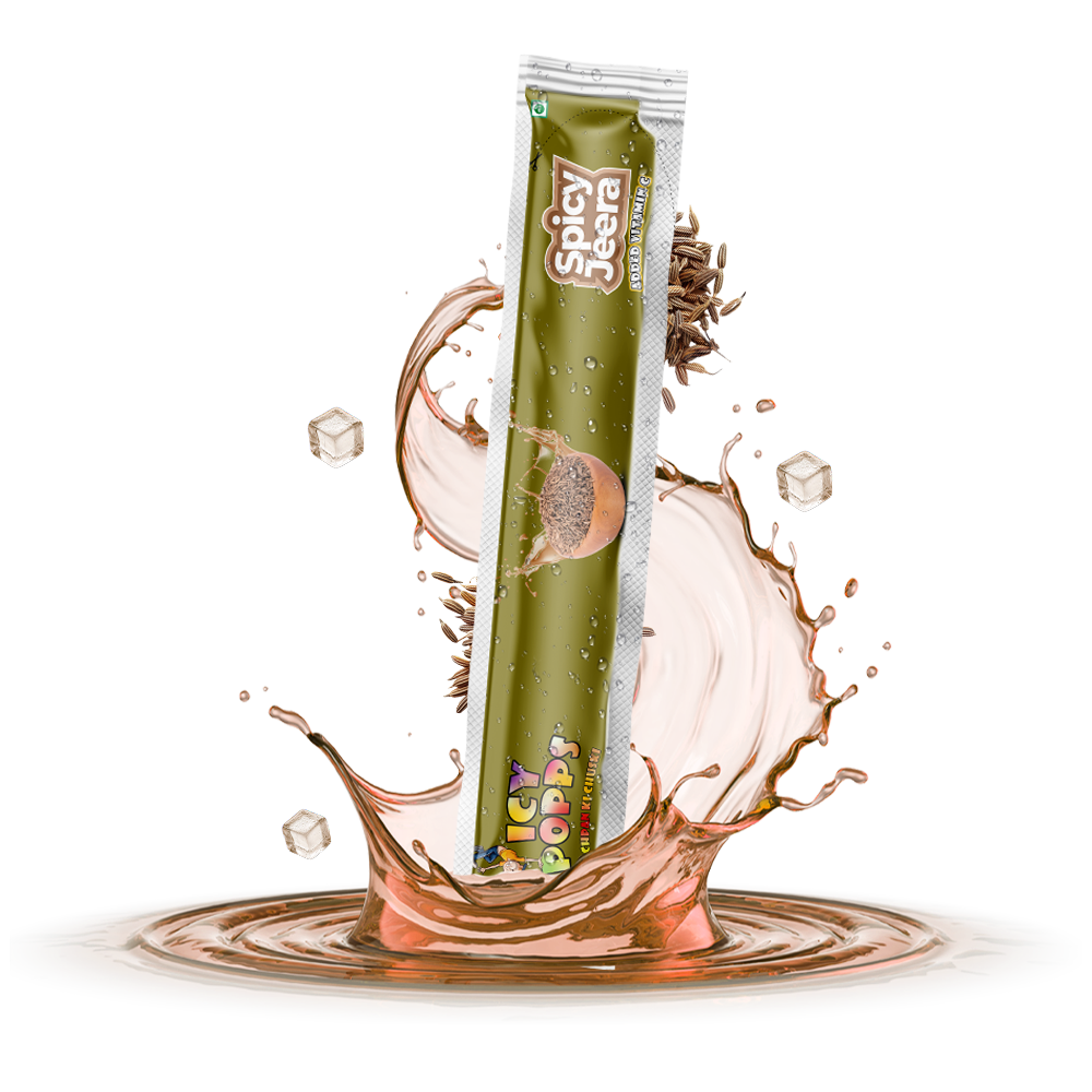 Spicy Jeera Icy Popps | Tangy & Spicy Frozen Treat | 24 Pack