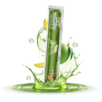 Kachchi Keri Icy Popps | Tangy Raw Mango Frozen Treat | 24 Pack