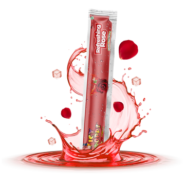 Refreshing Rose Icy Popps | Floral & Fragrant Frozen Treat | 24 Pack